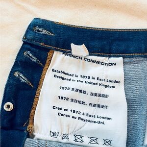 French Connection high waisted denim  shorts